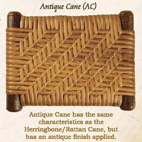 Antique Cane Weave